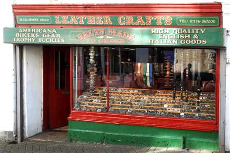 Penzance Leather Crafts, 24 Causewayhead, Penzance, TR18 2SP, Cornwall